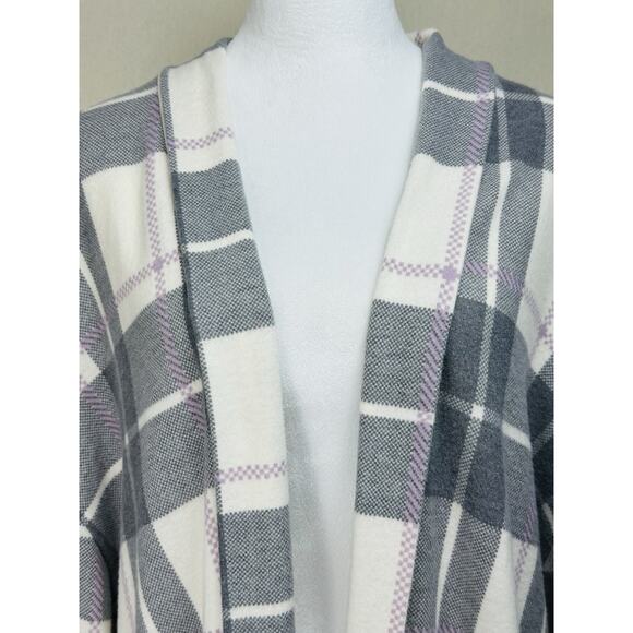 Entro Women’s Open Front Sweater Sz S Light Weight Mid Length Boxy Loose Fit - Picture 2 of 14